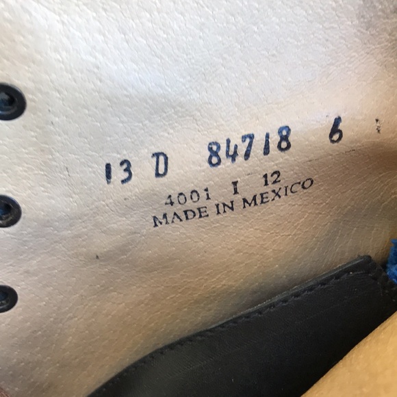 FRYE OXFORD WINGTIP STITCHED DRESS BOOTS SIZE 13 - Picture 7 of 11